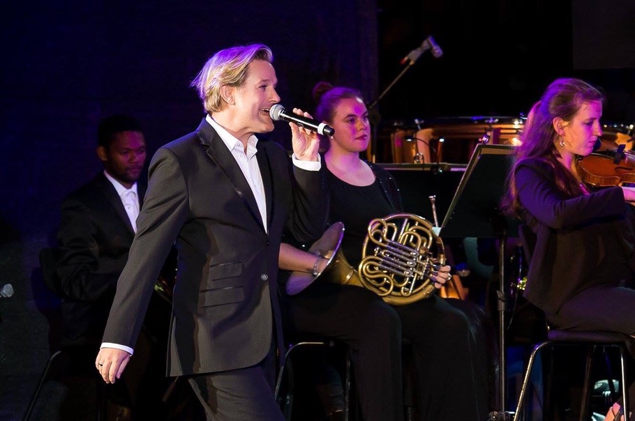 Valentine Under the Stars — Ike Moriz Performs with the Cape Philharmonic Orchestra at CTICC 12 and 13 February 2017 outdoor live music jazz pop rock horns
